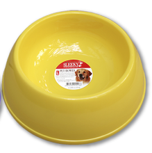 Load image into Gallery viewer, Sleeky Round Plastic Pet Bowl (PC)