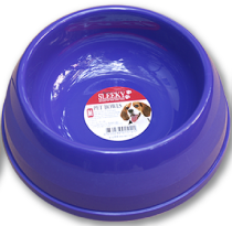 Load image into Gallery viewer, Sleeky Round Plastic Pet Bowl (PC)