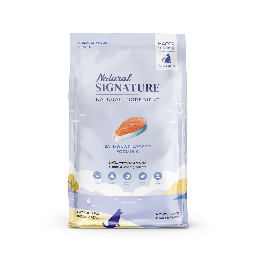 Natural Signature Cat Food - Salmon & Flaxseed