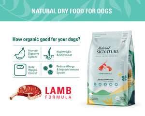 Natural Signature Dog Food - Lamb Flavor