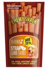 Load image into Gallery viewer, Sleeky Chewy Snack Straps - Lamb