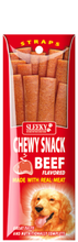 Load image into Gallery viewer, Sleeky Chewy Snack Straps - Beef