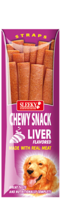 Sleeky Chewy Snack Straps - Liver
