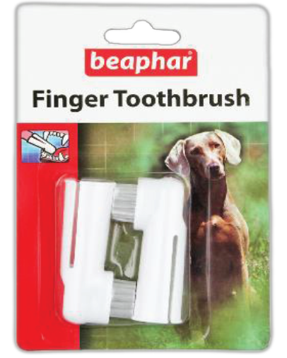 Beaphar finger toothbrush hotsell