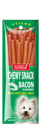 Sleeky Chewy Snack Sticks - Bacon