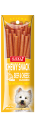 Load image into Gallery viewer, Sleeky Chewy Snack Sticks - Beef &amp; Cheese