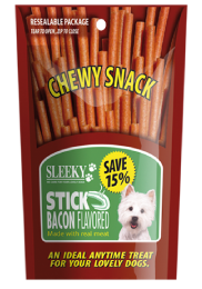 Sleeky Chewy Snack Sticks - Bacon