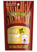 Load image into Gallery viewer, Sleeky Chewy Snack Sticks - Beef &amp; Cheese