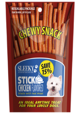 Load image into Gallery viewer, Sleeky Chewy Snack Sticks - Chicken