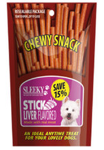 Load image into Gallery viewer, Sleeky Chewy Snack Sticks - Liver