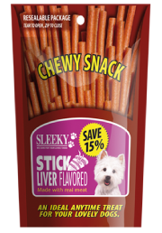 Sleeky Chewy Snack Sticks - Liver